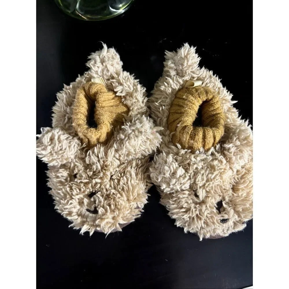 Baby gap bear slippers